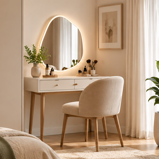 Bàn ăn gỗ sồi 4 ghế Nordic
