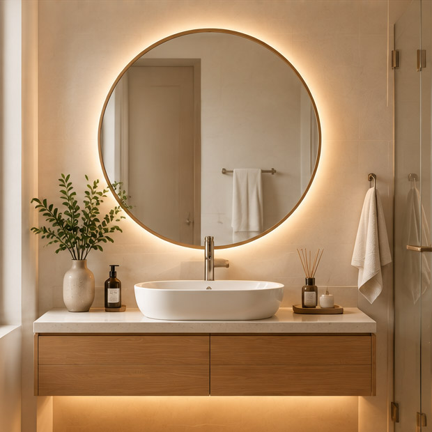 Gương treo tường Oval
