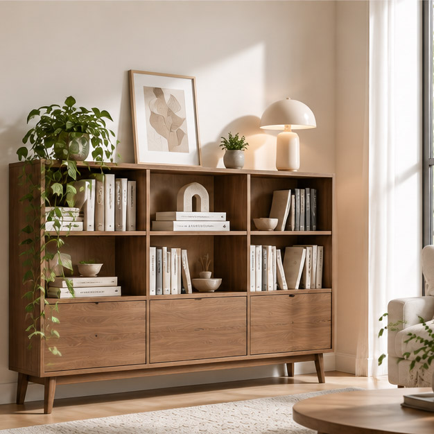 Kệ sách gỗ 5 tầng Nara