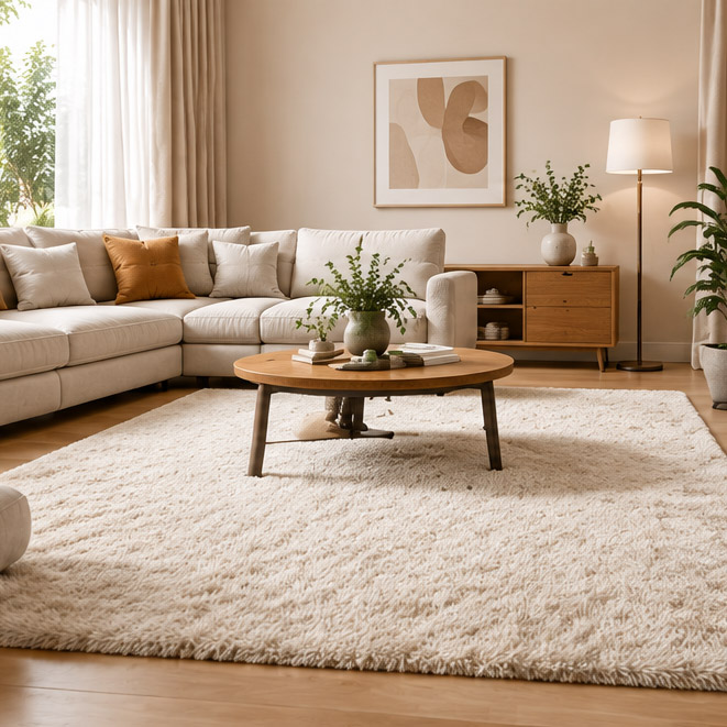 Thảm lông ngắn Minimal